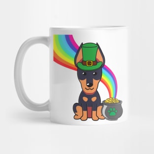 Funny alsatian celebrates st patricks day Mug